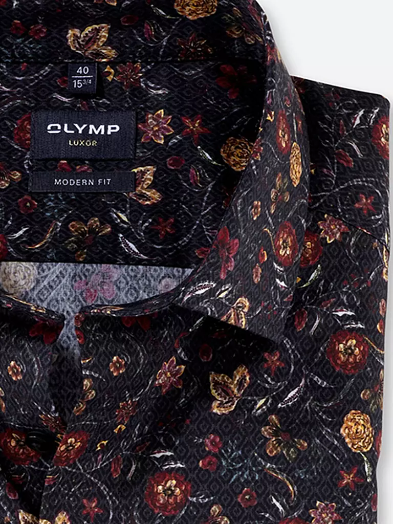 OLYMP | Hemd Modern Fit | Bleu foncé