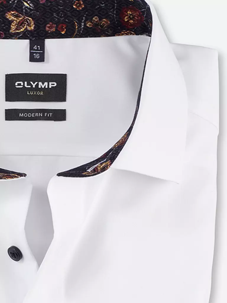 OLYMP | Hemd Modern Fit | Blanc
