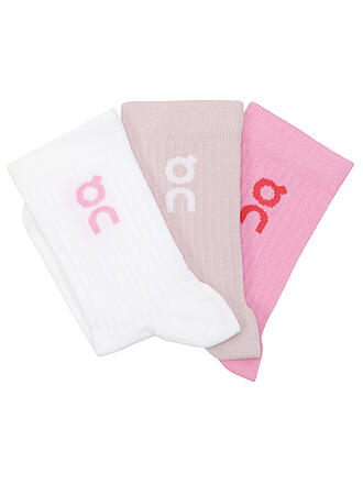 ON | Chaussettes lot de 3 mauve framboise