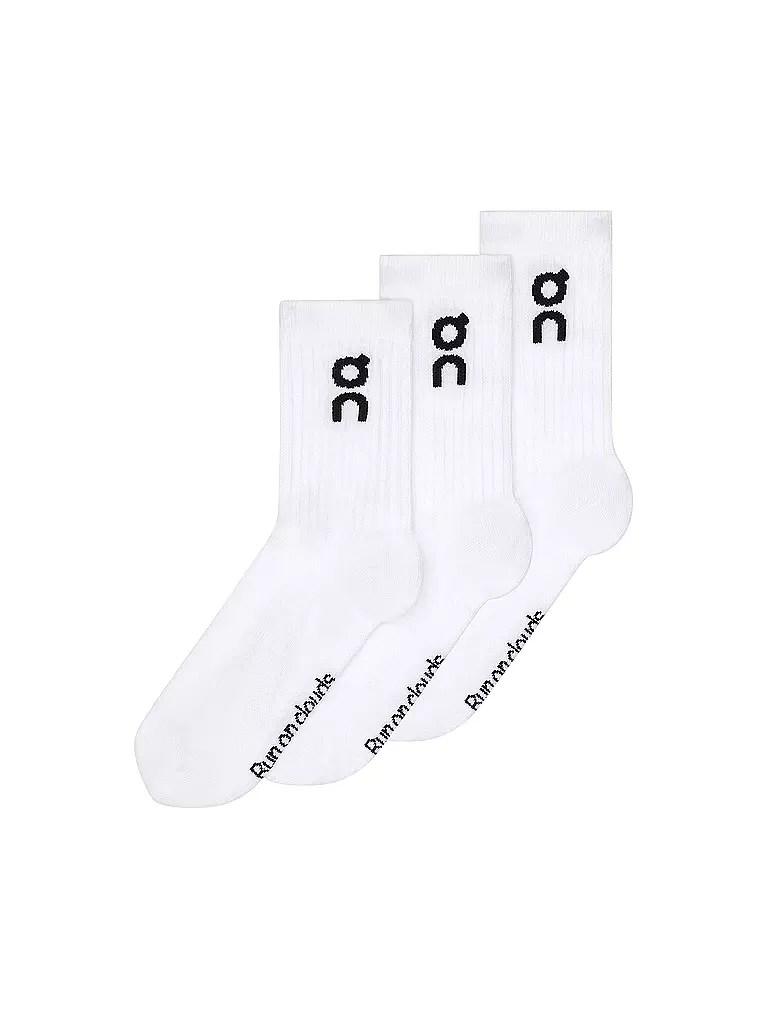 ON | Chaussettes lot de 3 blanc | Blanc