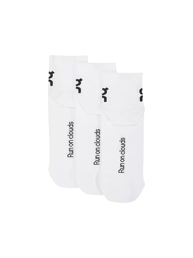 ON | Chaussettes lot de 3 blanc | Blanc