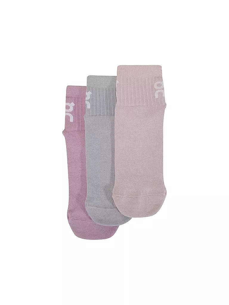 ON | Chaussettes lot de 3 mauve lavande | Rose