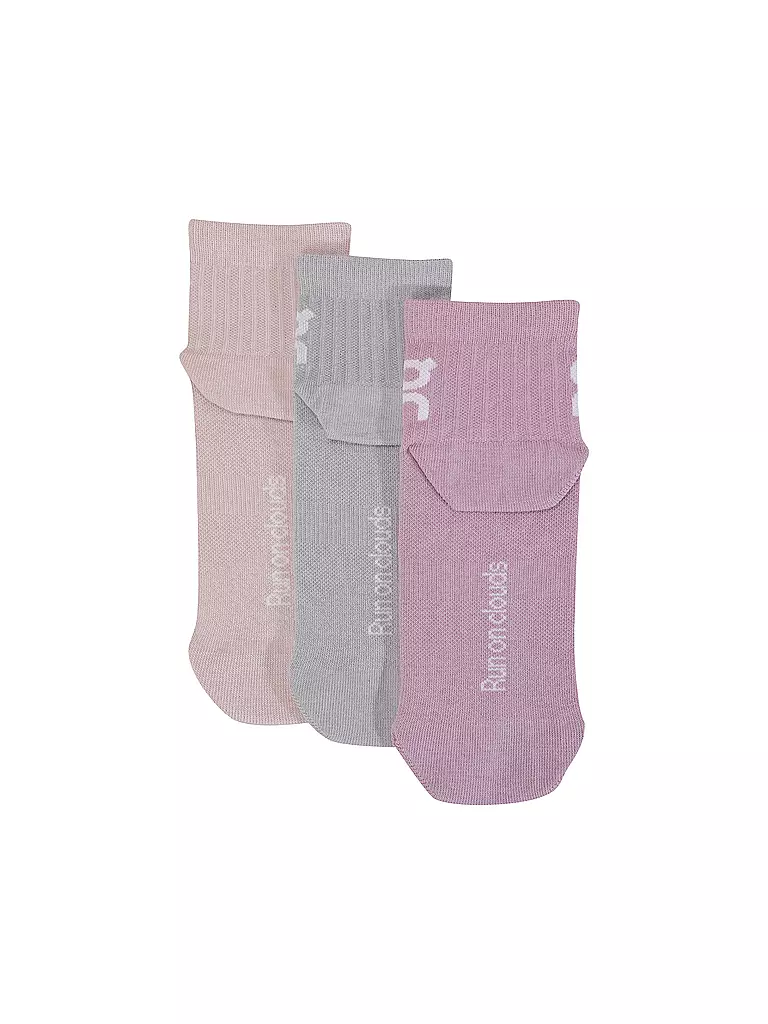 ON | Chaussettes lot de 3 mauve lavande | Rose