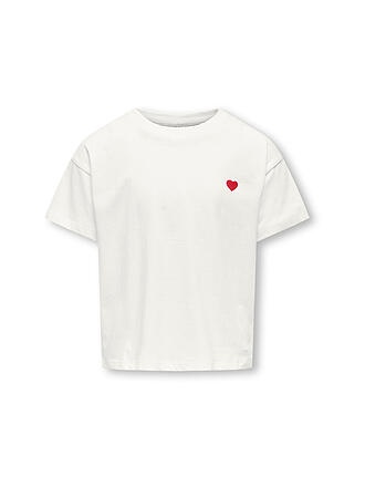 ONLY | T-shirt fille KOGMAIKEN LIFE CROPHEART