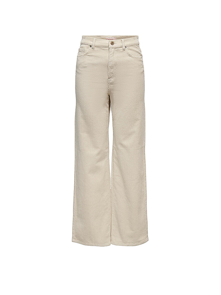 ONLY Pantalon en velours côtelé ONLHOPE crème | 34/L32