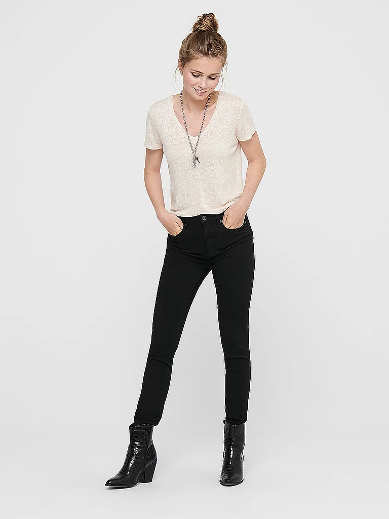 ONLY Jean Skinny Taille Haute en Stretch à 5 Poches Basic ONLFOREVER Couleurs: Taille: / Longueur de Jambe: - vue 3