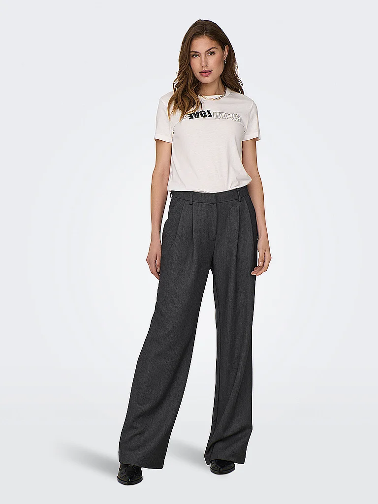 Pantalon Only ONLHATTIE HW PLEAT MEL STR PANT TLR NOOS 15304707 US 40 / - vue 5