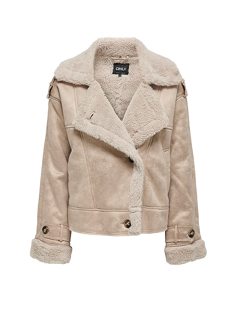 Veste aspect fourrure LVA beige L