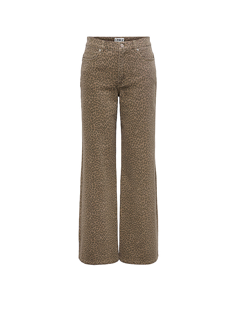 Jeans Wide Leg ONLMADISON marron clair XL/L32