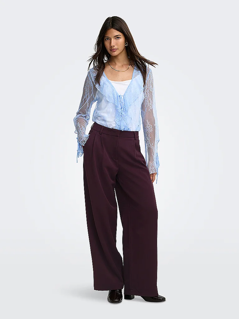 Pantalon Only ONLHATTIE HW PLEAT MEL STR PANT TLR NOOS 15304707 US 40 / - vue 6