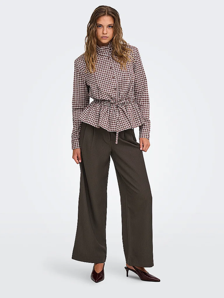 Pantalon Only ONLHATTIE HW PLEAT MEL STR PANT TLR NOOS 15304707 US 40 / - vue 7