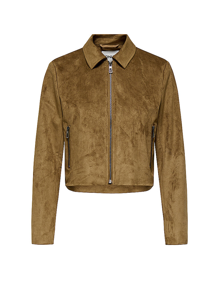 Veste ONLTULIP marron clair XS