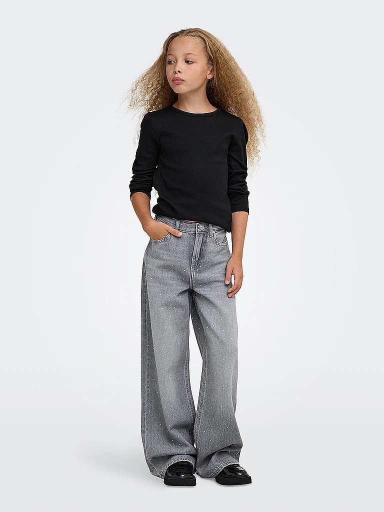 ONLY Jeans fille coupe large KOGCOBAIN - vue 3