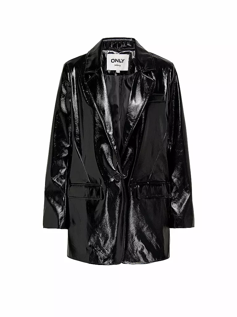 ONLY | Blazer aspect cuir ONLLANA-RUTH | schwarz
