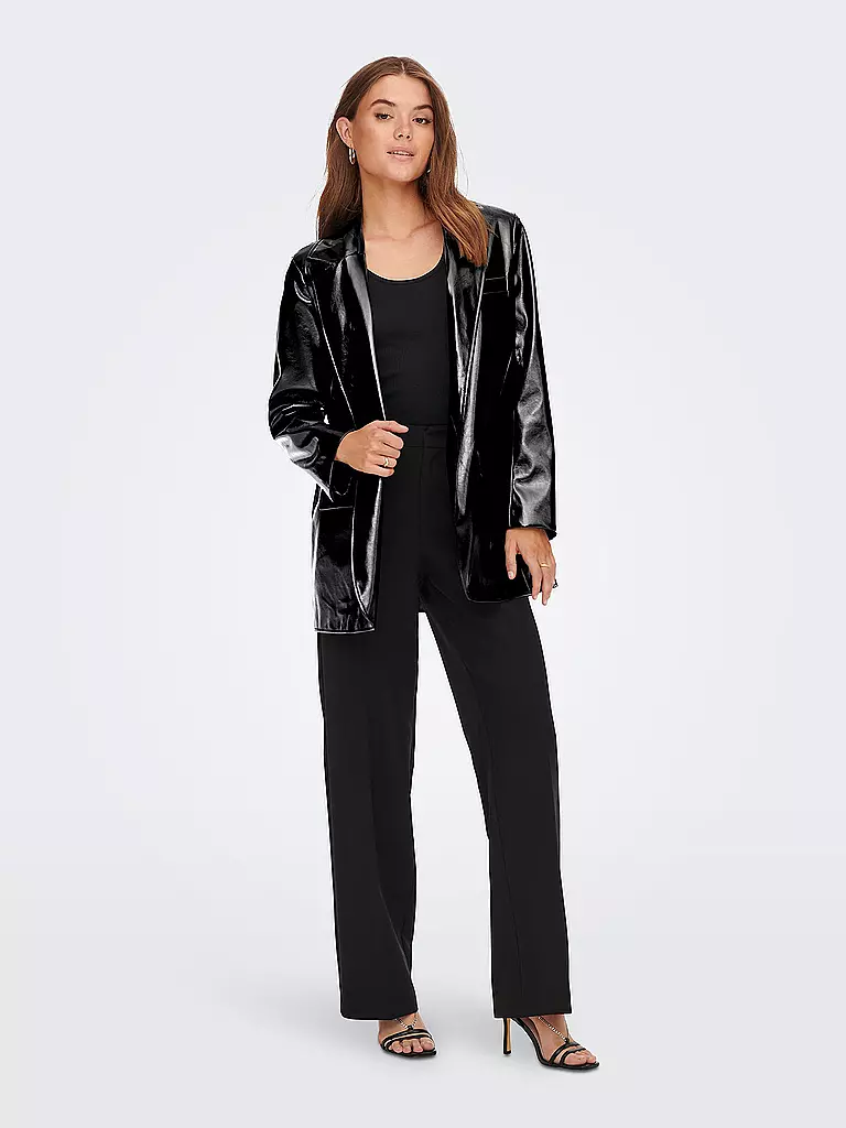 ONLY | Blazer aspect cuir ONLLANA-RUTH | schwarz