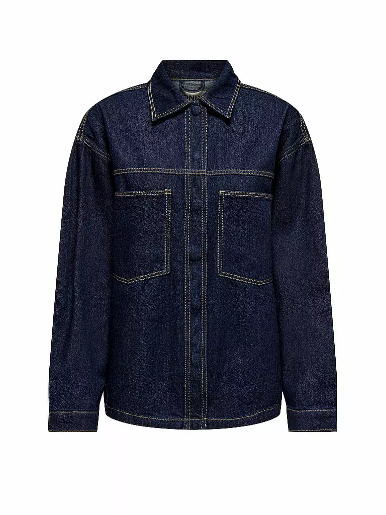ONLY | Blouse en jean | Bleu foncé