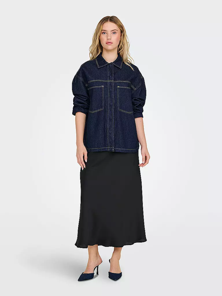 ONLY | Blouse en jean | Bleu foncé