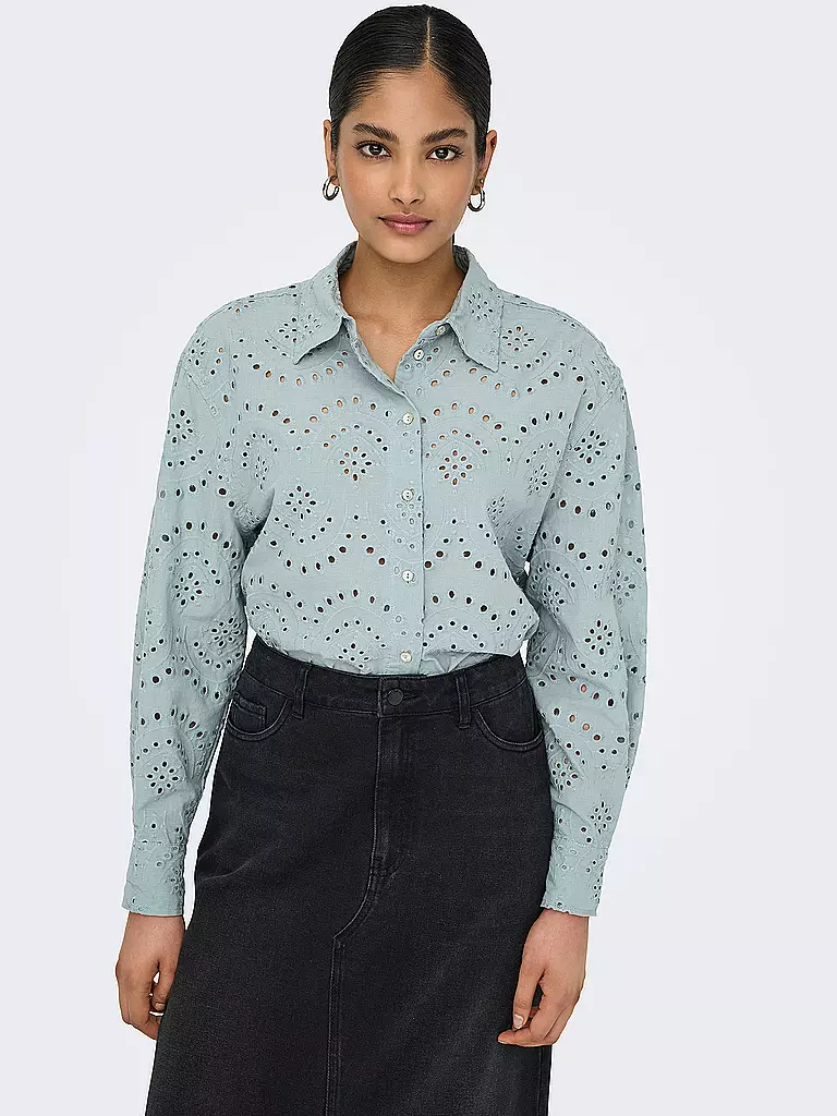 ONLY | Blouse ONLVALAIS | grau