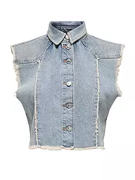 ONLY | Gilet en jean ONLHOLLYWOOD | Bleu clair