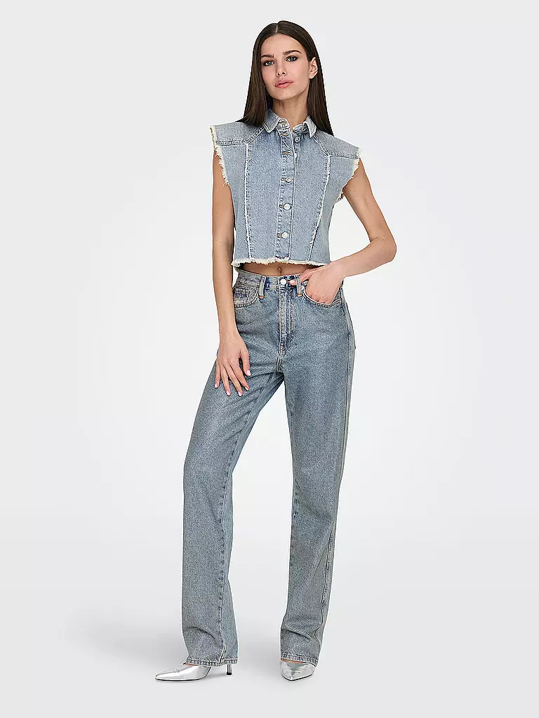 ONLY | Gilet en jean ONLHOLLYWOOD | hellblau