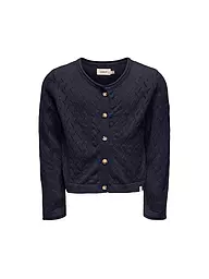 ONLY | Gilet en tricot pour fille KMGMEGAN LIFE | Bleu foncé