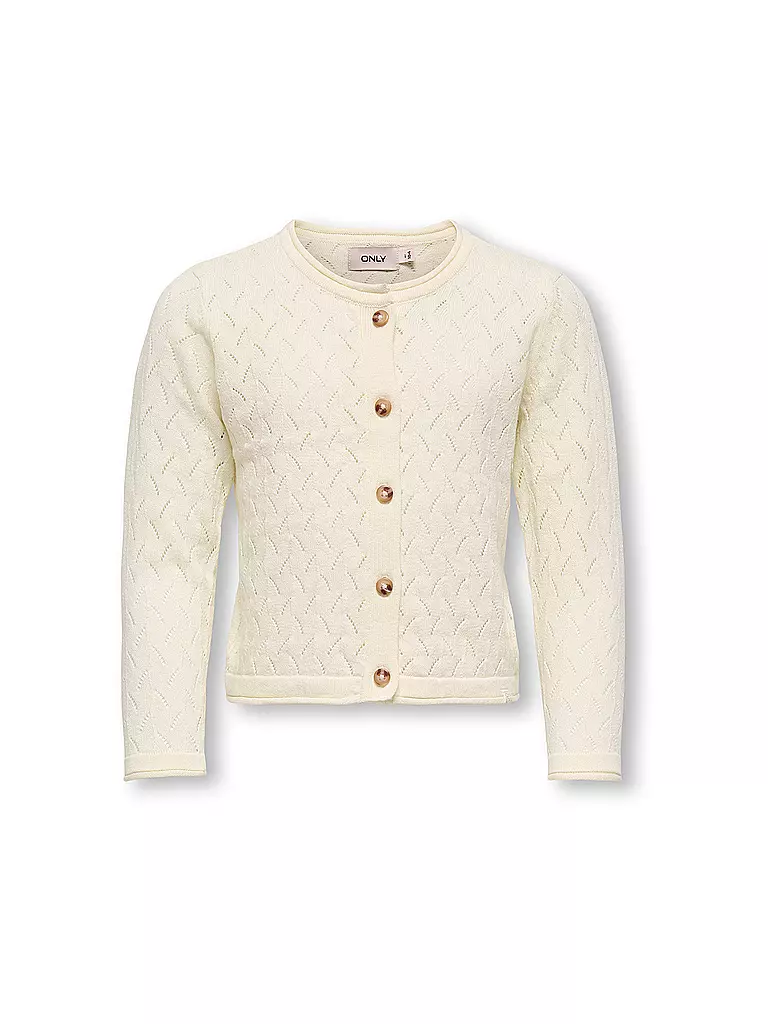 ONLY | Gilet en tricot pour fille KMGMEGAN LIFE | creme