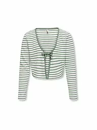 ONLY | Gilet en tricot pour fille KOGNELLA | Vert clair