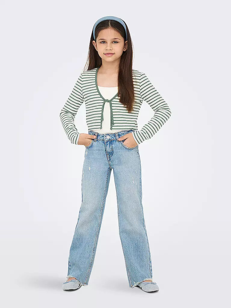 ONLY | Gilet en tricot pour fille KOGNELLA | hellgrün