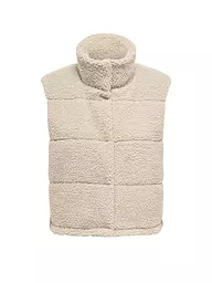 ONLY | Gilet matelassé aspect fourrure ONLSANDRA | Gris clair