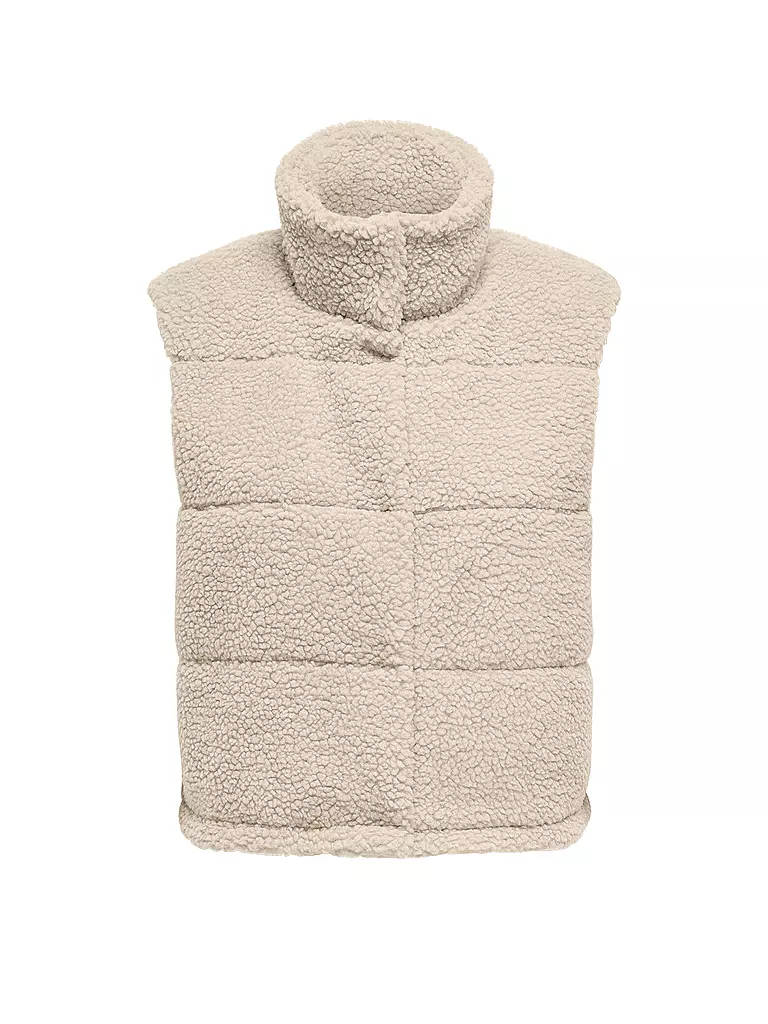ONLY | Gilet matelassé aspect fourrure ONLSANDRA | hellgrau
