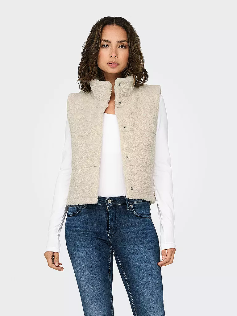 ONLY | Gilet matelassé aspect fourrure ONLSANDRA | 