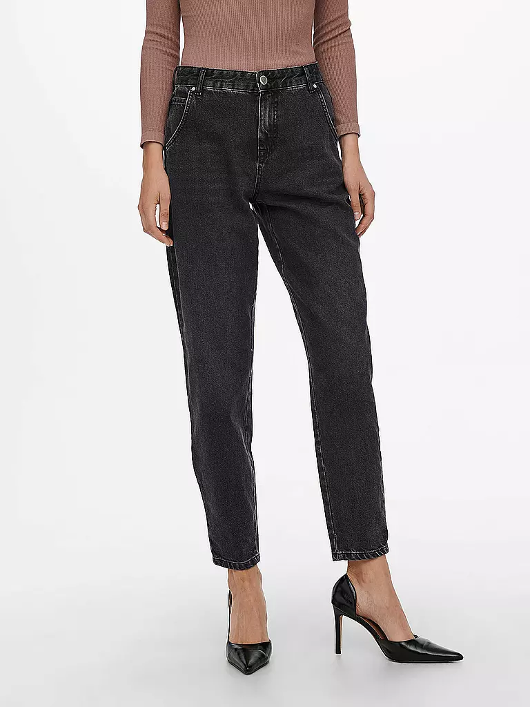 ONLY | Highwaist Jeans Balloon Fit 7/8 ONLTROY  | Noir
