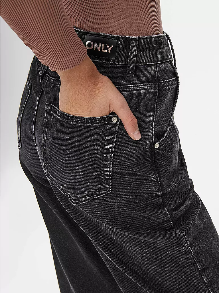 ONLY | Highwaist Jeans Balloon Fit 7/8 ONLTROY  | Noir