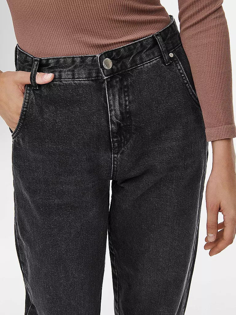 ONLY | Highwaist Jeans Balloon Fit 7/8 ONLTROY  | Noir