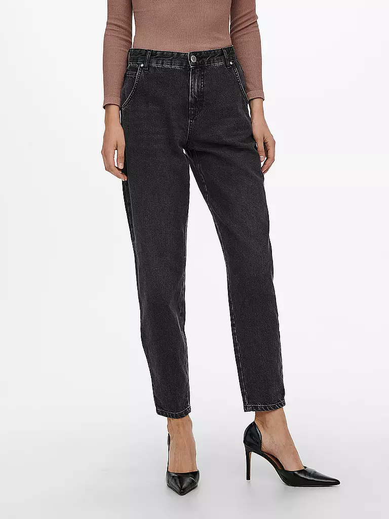 ONLY | Highwaist Jeans Balloon Fit 7/8 ONLTROY  | Noir