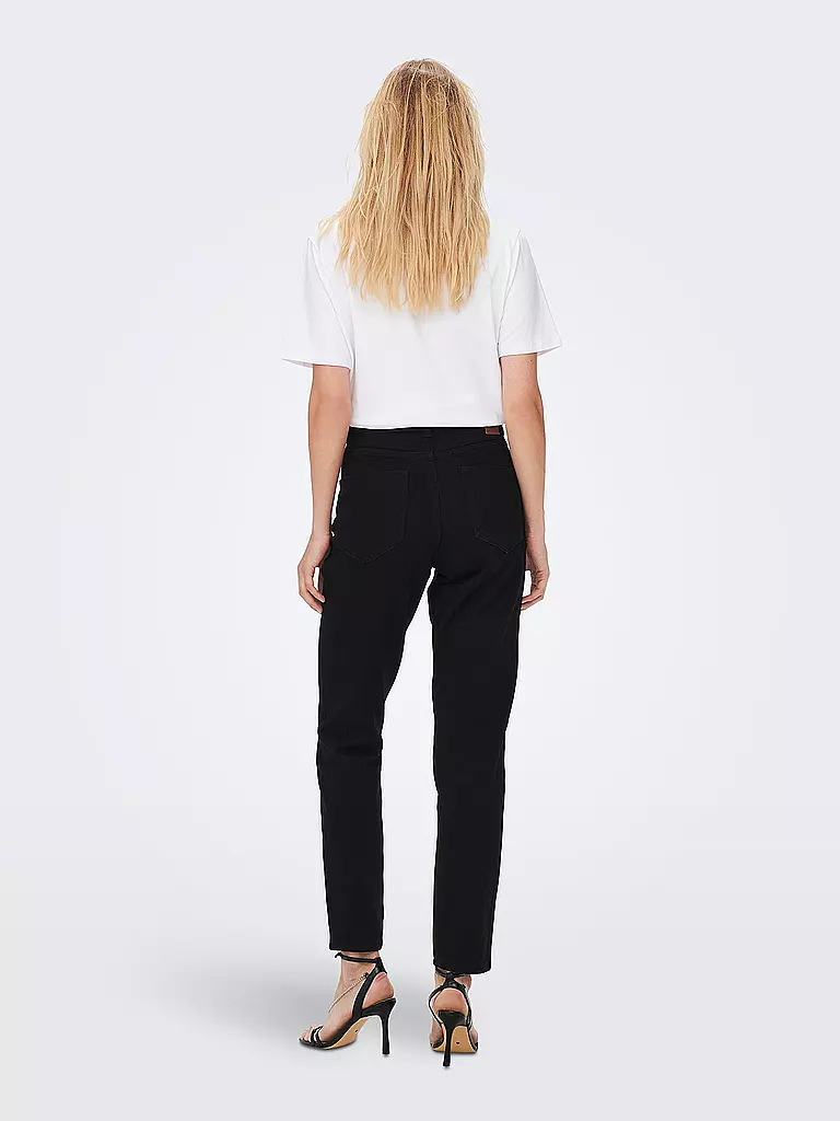ONLY | Highwaist Jeans Mom Fit ONLJAGGER  | Noir