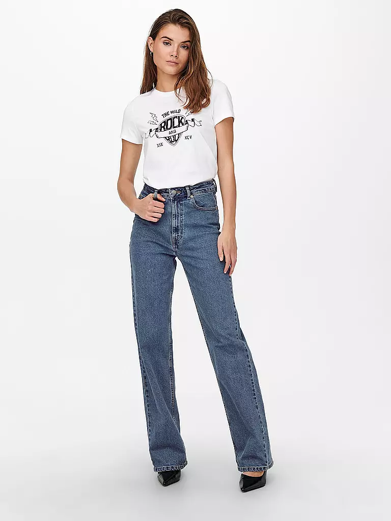 ONLY | Highwaist Jeans Wide Leg ONLCAMILLE  | Bleu