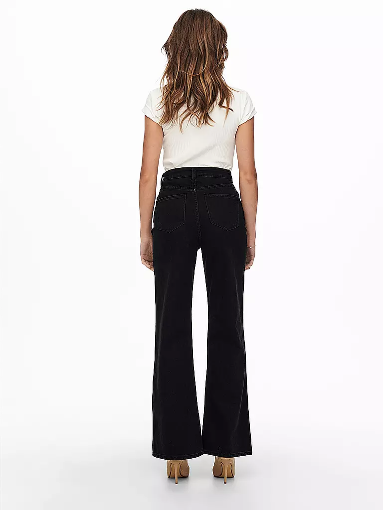 ONLY | Highwaist Jeans Wide Leg ONLCAMILLE  | Noir