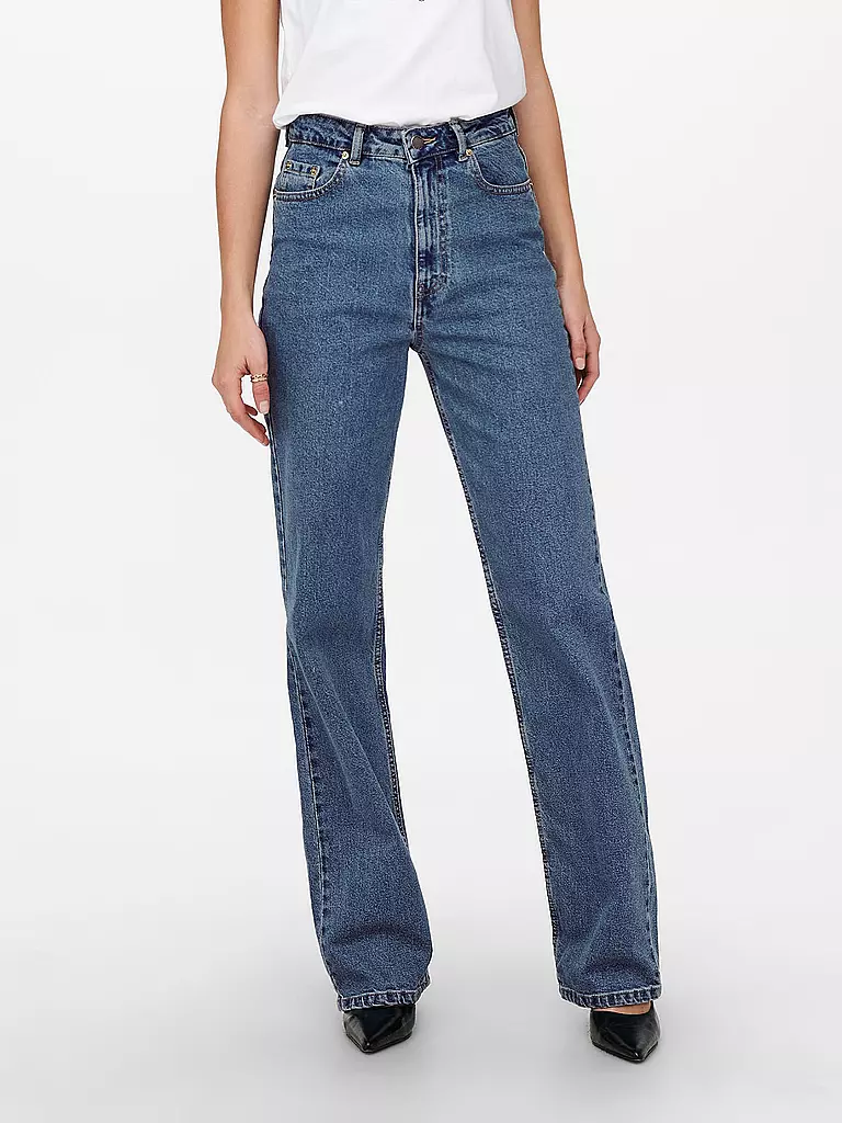 ONLY | Highwaist Jeans Wide Leg ONLCAMILLE  | Bleu