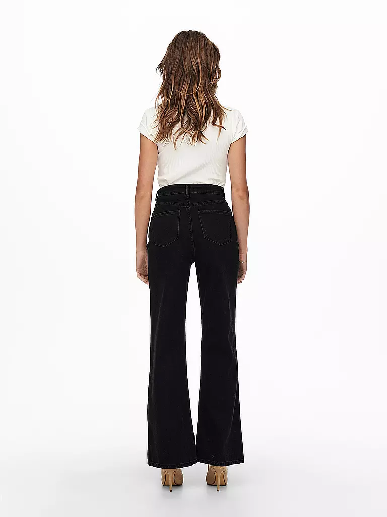 ONLY | Highwaist Jeans Wide Leg ONLCAMILLE  | Noir