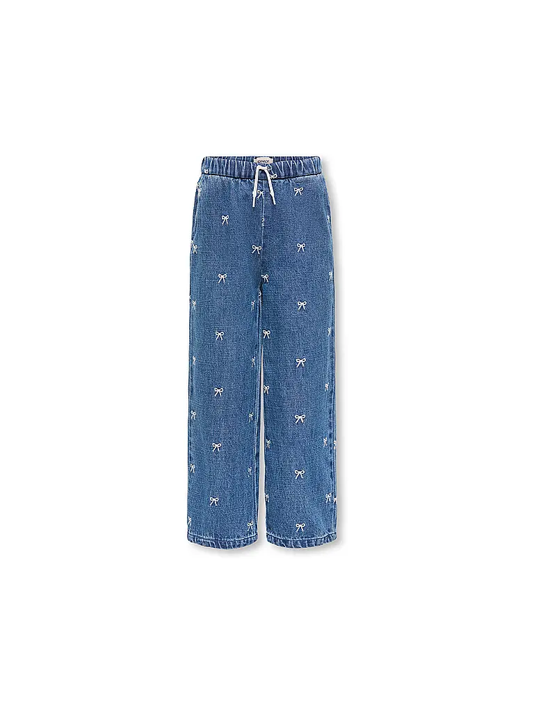 ONLY | Jean Wide Fit fille KMGPIERCE | blau