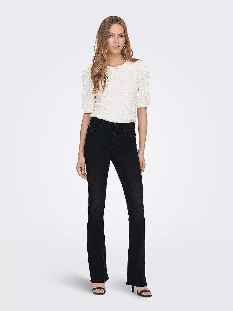 ONLY | Jeans évasé ONLBLUSH | schwarz
