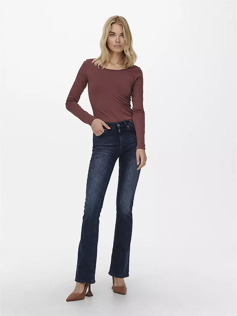 ONLY | Jeans évasé ONLBLUSH | dunkelblau