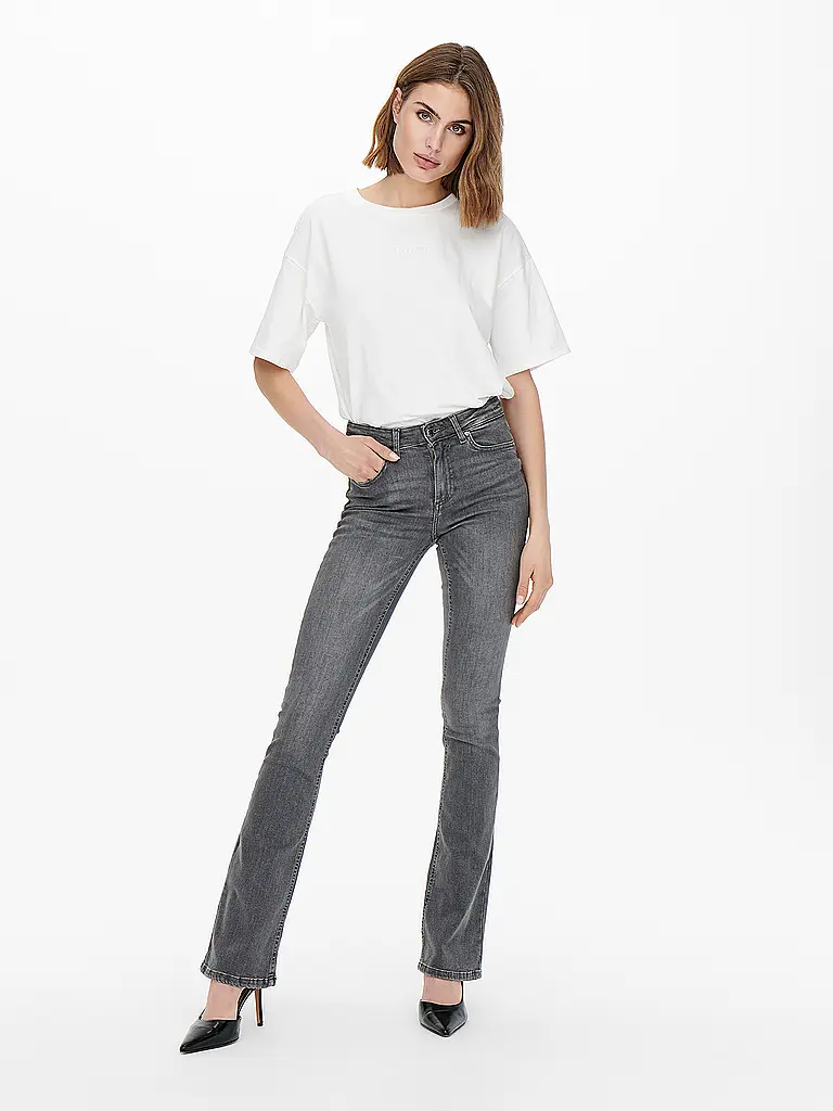 ONLY | Jeans évasé ONLBLUSH | grau