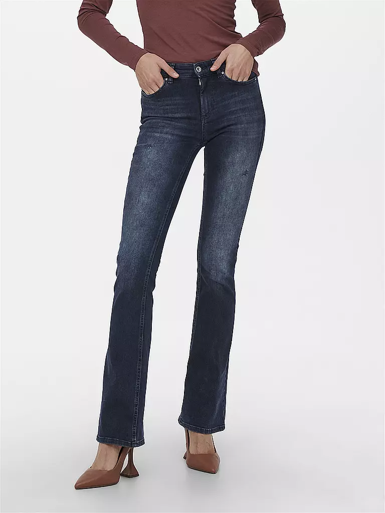 ONLY | Jeans évasé ONLBLUSH | dunkelblau