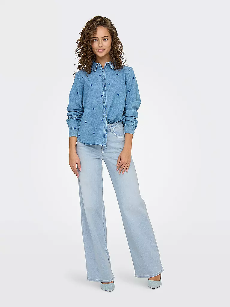 ONLY | Jeans Coupe Large ONLMADISON BLUSH | hellblau