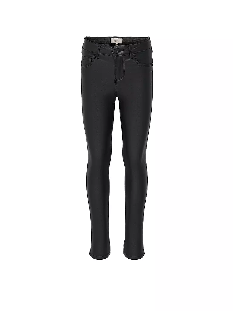 ONLY | Jeans fille aspect cuir slim fit KONROYAL | Noir