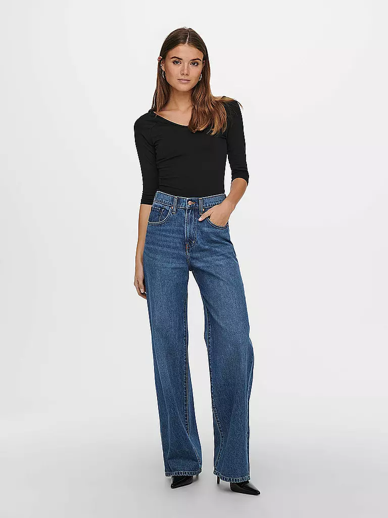 ONLY | Jeans jambe large ONLHOPE | Bleu
