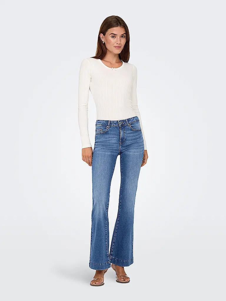 ONLY | Jeans ONLBLUSH MID RETROFLARED | Bleu