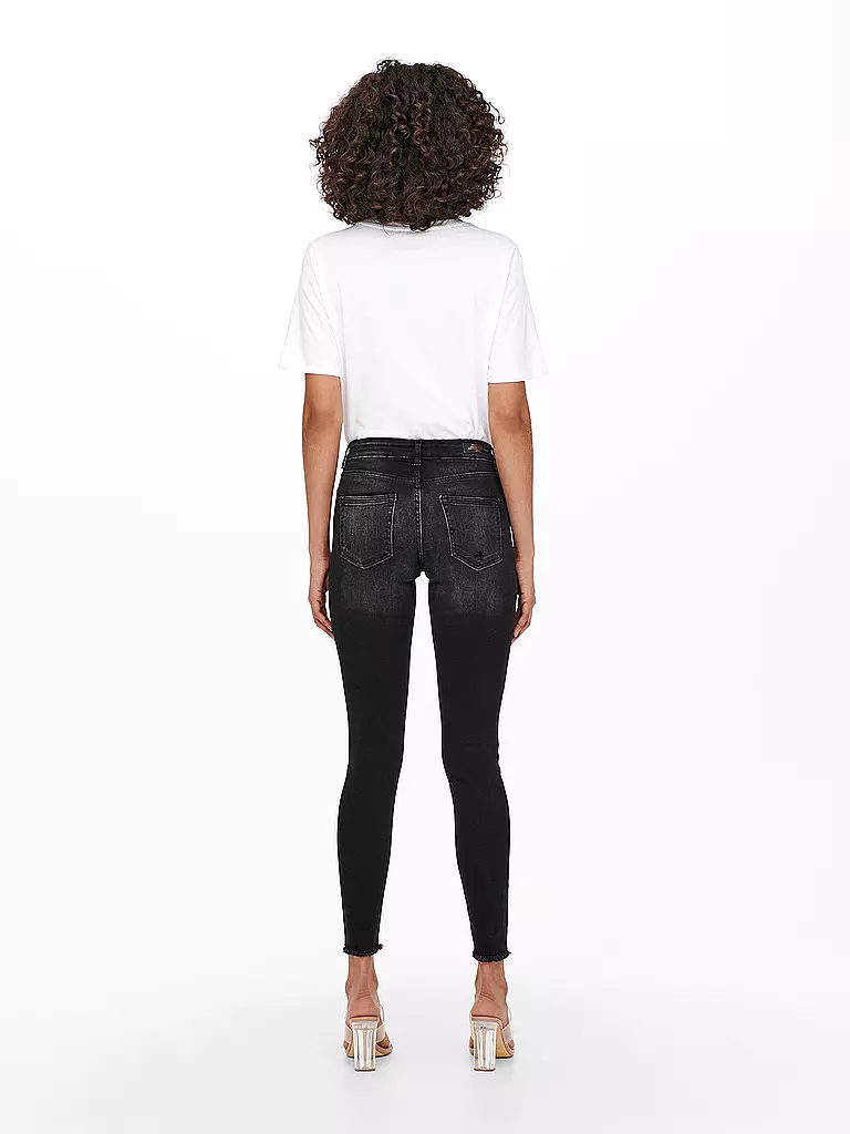 ONLY | Jeans Skinny Fit 7/8 ONLBLUSH | schwarz